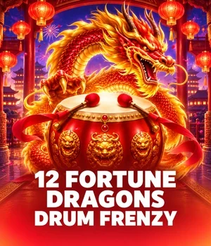 12 Fortune Dragons Drum Frenzy
